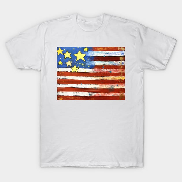 Star Spangled Banner T-Shirt by MagaliModoux